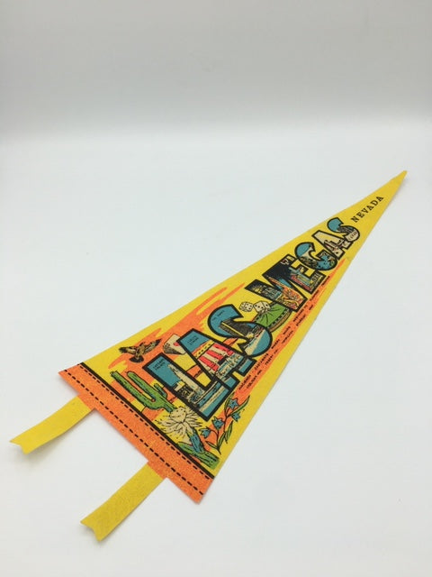 Vintage USA Las Vegas Felt Pennant - Americana - SOLD -