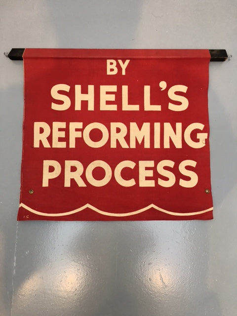 Original American double sided SHELL GAS STATION flag SOLD